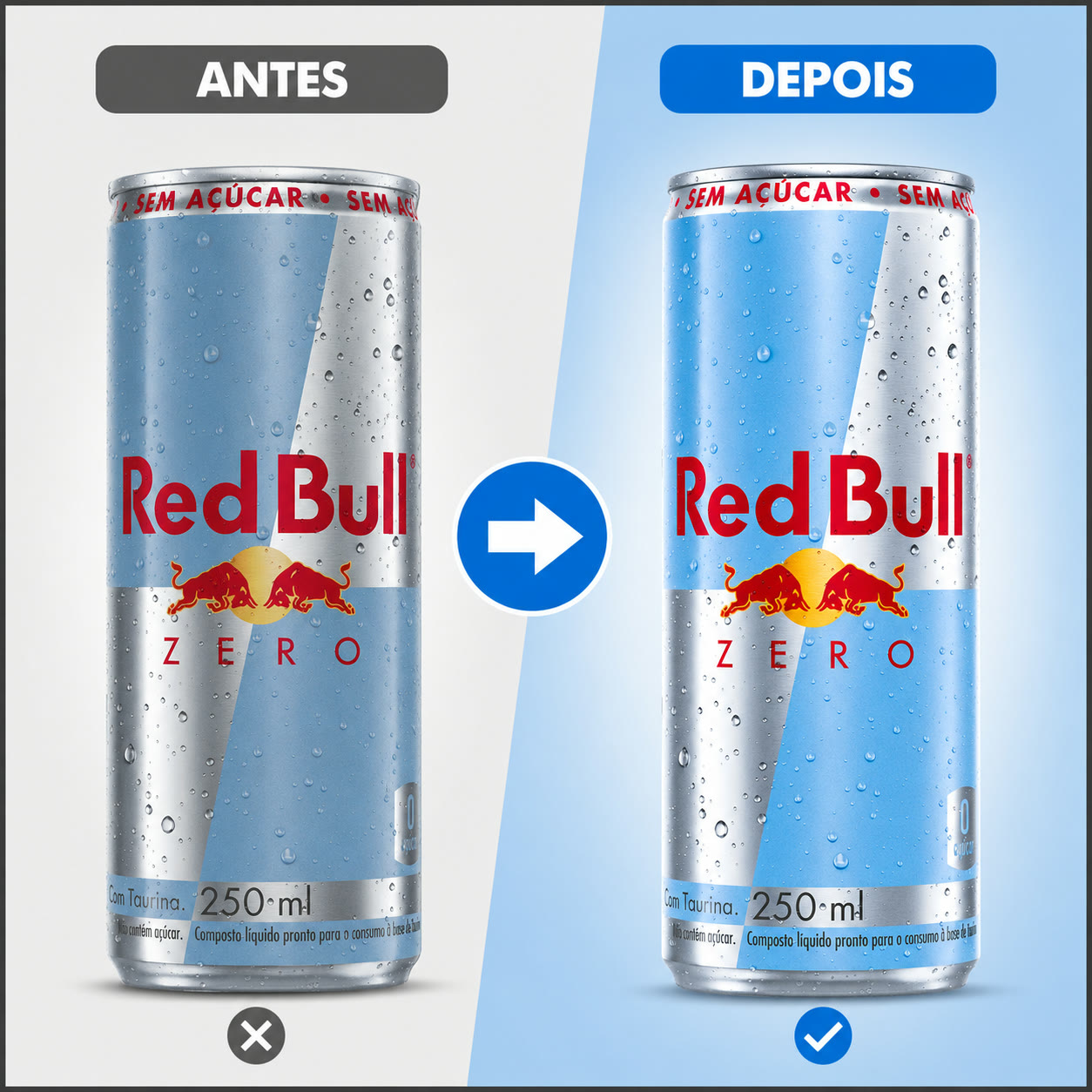 Exemplo visual do comando /comparison: Compare recursos ou versões lado a lado em uma peça gráfica organizada.