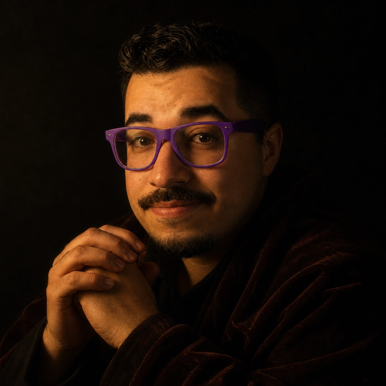 Exemplo visual do comando /chiaroscuro: Aplica contraste dramático entre luz e sombra inspirado na pintura clássica.