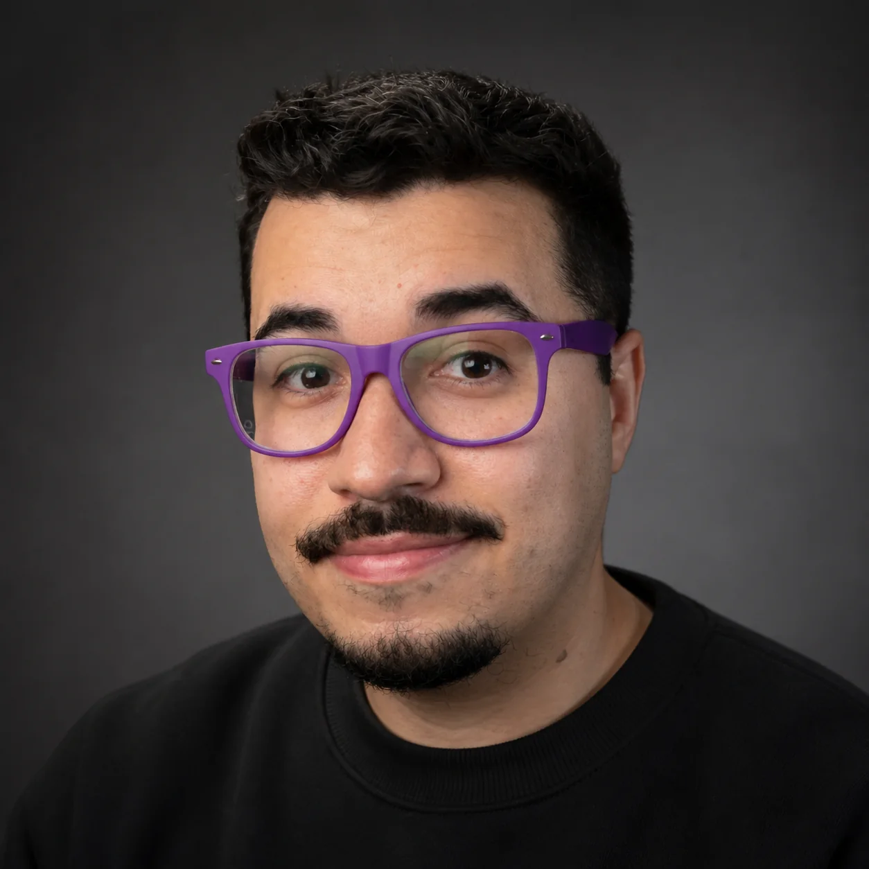 Exemplo visual do comando /looplighting: Cria uma pequena sombra curva do nariz sem conectá-la à sombra da bochecha.