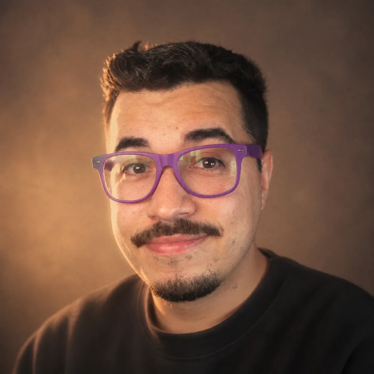 Exemplo visual do comando /softfocusglow: Mantém olhos e identidade nítidos sob bloom suave, difusão de highlights e brilho perolado.